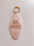 画像1: The Skips MOTEL KEY  GIRL POWER baby powder pink (1)